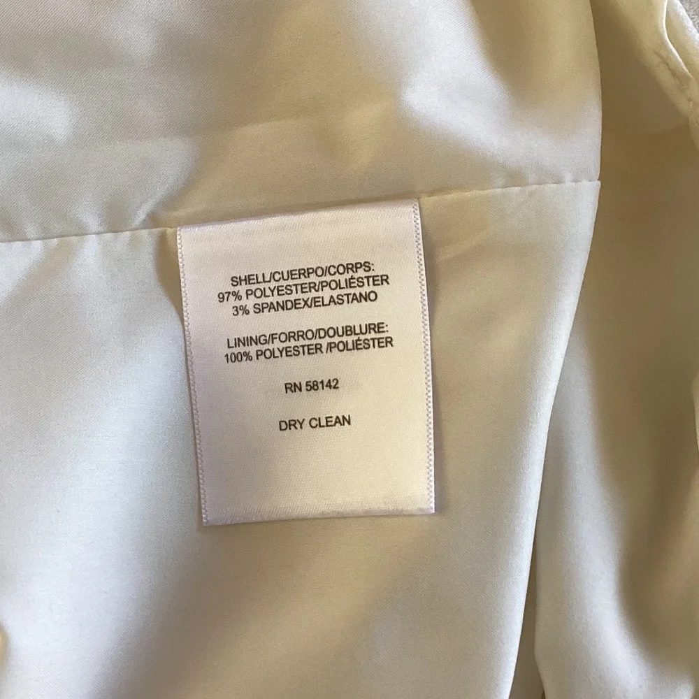 Gal Meets Glam Cream Tie-Neck‎ Dress – Size 2 - Picture 5 of 7